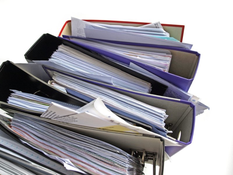 Stack of papers