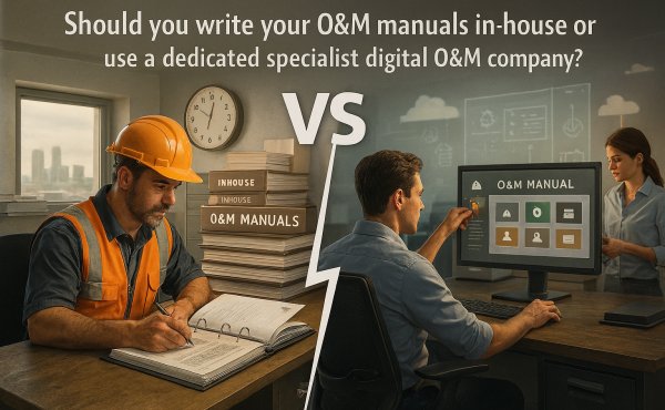 Creating your O&M manuals in-house vs using a specialist digital O&M company?
